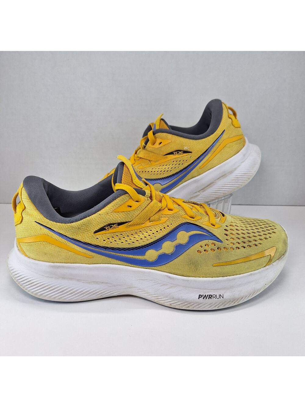 Saucony Ride 15 Womens 9 Yellow Gold Horizon S10729-30 Running Shoes Sneakers